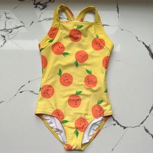 Hanna Andersson Citrus One-Piece Swimsuit - US 5 (110 cm)